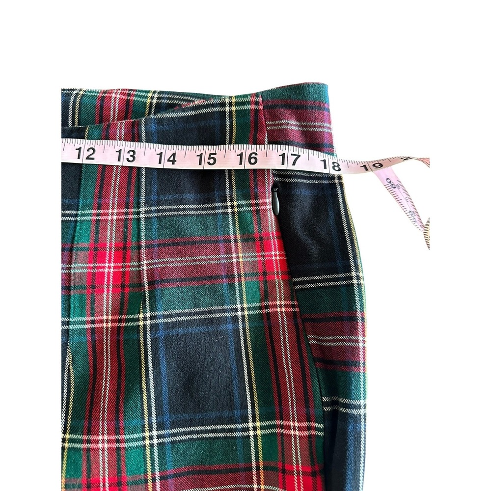 Old Navy Plaid Pixie Skinny Pants Women's Size 16 Extra High Rise Secret Pockets - Picture 6 of 7